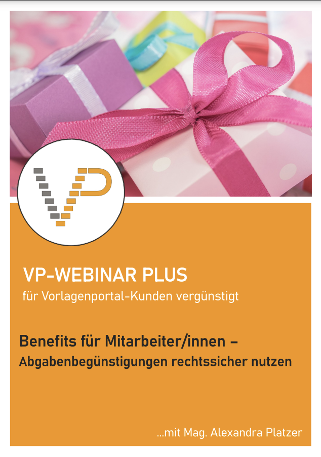 Benefits Lohnverrechnung